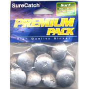 SureCatch Premium Surf Sinkers Size 1 (50pcs)