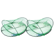 2 x Wilson Fold Up Yabby Opera House Nets - Green