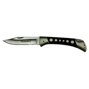 EXCALIBUR Black Disk Clip Point Folding Knife 120mm