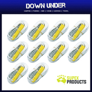 10 x Supex 6mm Single Guy Rope With Polymer Runner And Spring