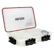 Wilson Deluxe Waterproof Tackle Tray Large Deep 24 Compartment