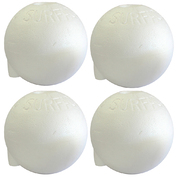 4 X Wilson 6" Poly Float - White   