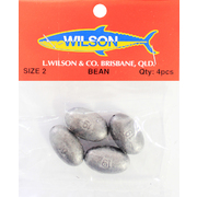 Wilson Pre Pack Bean Sinkers Size 1 (5 Per Pack)