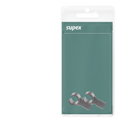 Supex 19-22mm Plastic Snap Clip - Pack Of 2