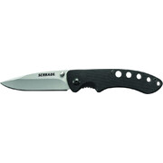 Schrade Liner Lock Folding Knife Drop Point Blade G-10 Handle