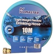 Flomaster 12mm Hose Light Weight 10m + Brass Connectors