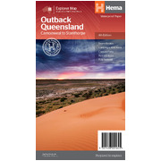 Hema Outback Queensland Map   