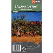 Hema Savannah Way - Cairns To Broome Map