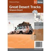 Hema Map Great Desert Tracks Simpson Desert  