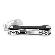 Keysmart Aluminium Key Holder - Holds Up To 8 Keys - Black