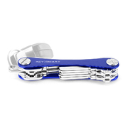 Keysmart Aluminium Key Holder - Holds Up To 8 Keys - Blue