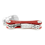 Keysmart Aluminium Key Holder - Holds Up To 8 Keys - Red