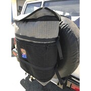 AOS Canvas Spare Wheel Storage Bin Bag - Grey