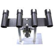 Wilson Adjustable Black Powder Coated Bull Bar Rod Carrier