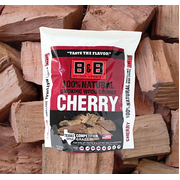 B&B Cherry Smoking Wood Chunks 549cu.in/3.1kg