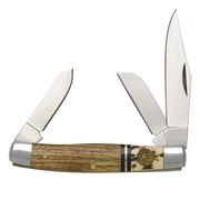 Knife Laredo Stag Stockman Folder Wood Stag - RP0001SG