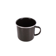 Wildtrak 10cm Premium Enamel Mug - Black