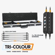 Hard Korr 4 Bar Tri-Coloured LED Camp Light Kit