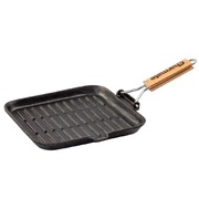 Charmate 24cm Square Frying Pan with Folding Handle