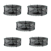Crab'n Gear Pro Pot 800mm Black 30 Ply, 3 Funnel, 42 Ply Bait Bag - 2 Pack
