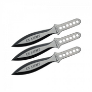 AEROBLADES Set Of 3 Throwing Knives A6011-BK
