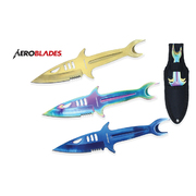 AEROBLADES Shark Throwing Knives 3pc - AB12M