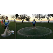 Pro Throw 12 Ft Top And Bottom Pocket Cast Nets