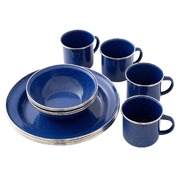 Explore Planet Earth Enamel 12 Piece Camping Set