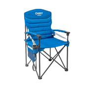 Quest Outdoors Castaway Hard Arm Camp Chair – Regal Blue