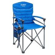 Quest Outdoors Castaway Hard Arm Camp Chair – Regal Blue