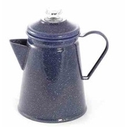 Falcon Enamel Coffee Pot/Percolator & Knob Blue/White Speckle 1.9L