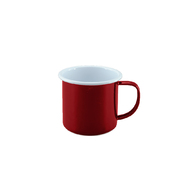 Falcon Enamel Mug 8cm 350ml - Red/White