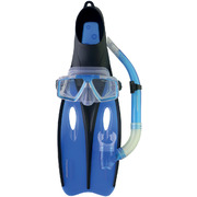 Mirage Quest Silicone Mask Snorkel & Fin Set