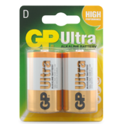 PowerCell GP 1.5V Ultra Alkaline D Battery - Card of 2