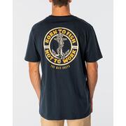 The Mad Hueys Anchor Drift Short Sleeve Tee Navy - L