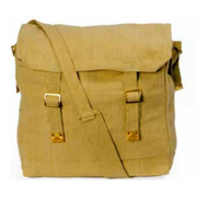 Huss Web Haversack Large Shoulder Bag Khaki WH-1