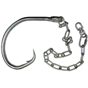 Mustad Rigged Giant Demon Circle Hook With Chain 27/0 39950Npdt