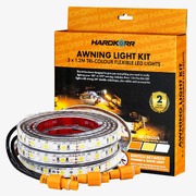 Hard Korr 3 Strip Tri-Coloured LED Awning Light Kit