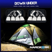 2 x Hard Korr U-Lite 4 Pack Colour Universal LED Lanterns With Inbuilt Lithium Batteries