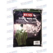 Huss Vinyl Poncho - Olive