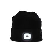 Xtm Blinder LED Removable Head Lamp Beanie - Black