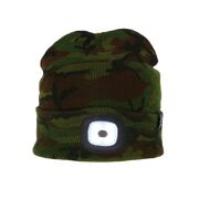 Xtm Blinder LED Removable Head Lamp Beanie - Camo