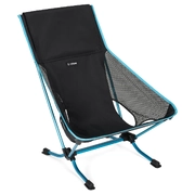 Helinox Beach Chair (re) - Black with Cyan Blue  Frame