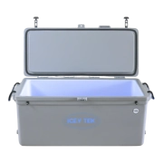 ICEY TEK 115L Long Ice Box Cooler - Grey
