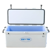 ICEY TEK 115L Long Ice Box Cooler - White