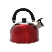 Outdoor Connection Whistling Kettle 2.5L Stainless Steel - Red
