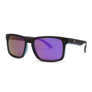 LIIVE Cheap Thrill Mirror Sunglasses - Matte Black Sky