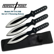 Perfect Point Throwing Knife Set Of 3 (Pp1143Sb)