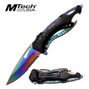 MTech USA Knife Rainbow Folder 114Mm (Mt705Rb)