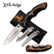 Elk Ridge Folding Knife - Interchangeable Blades - ER942CA